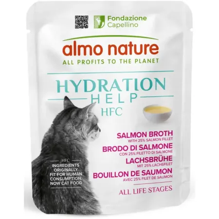 Almo Nature HFC Functional Hydration bulion, filet z łososia 50g